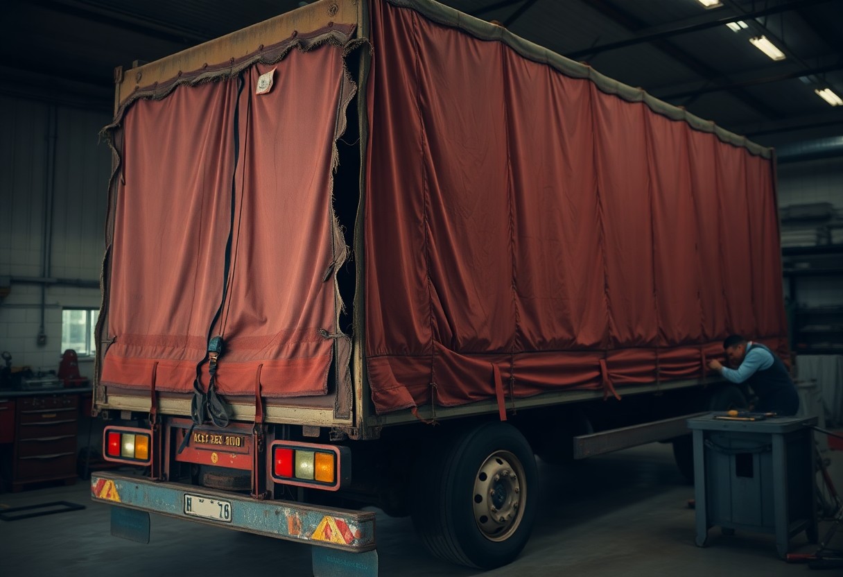 What Are The Key Signs That Your Truck Needs Curtainside Repairs?