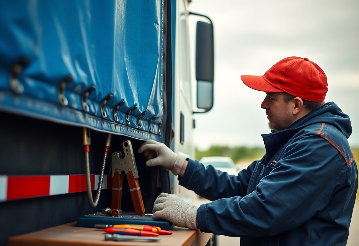 How Can On-Site Truck Curtainside Repairs Minimize Your Downtime?