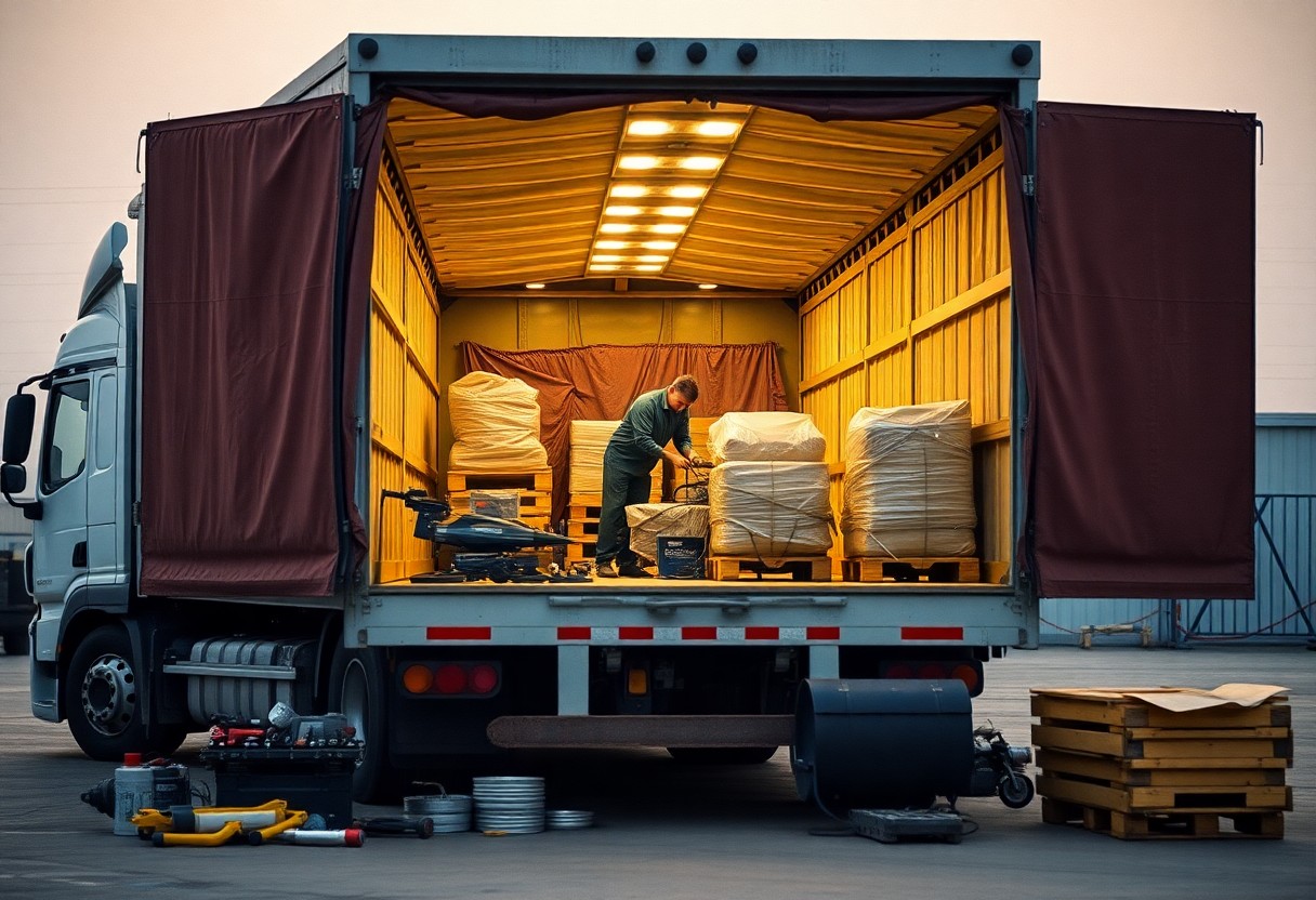 How Do On-Site Truck Curtainside Repairs Ensure Cargo Safety?