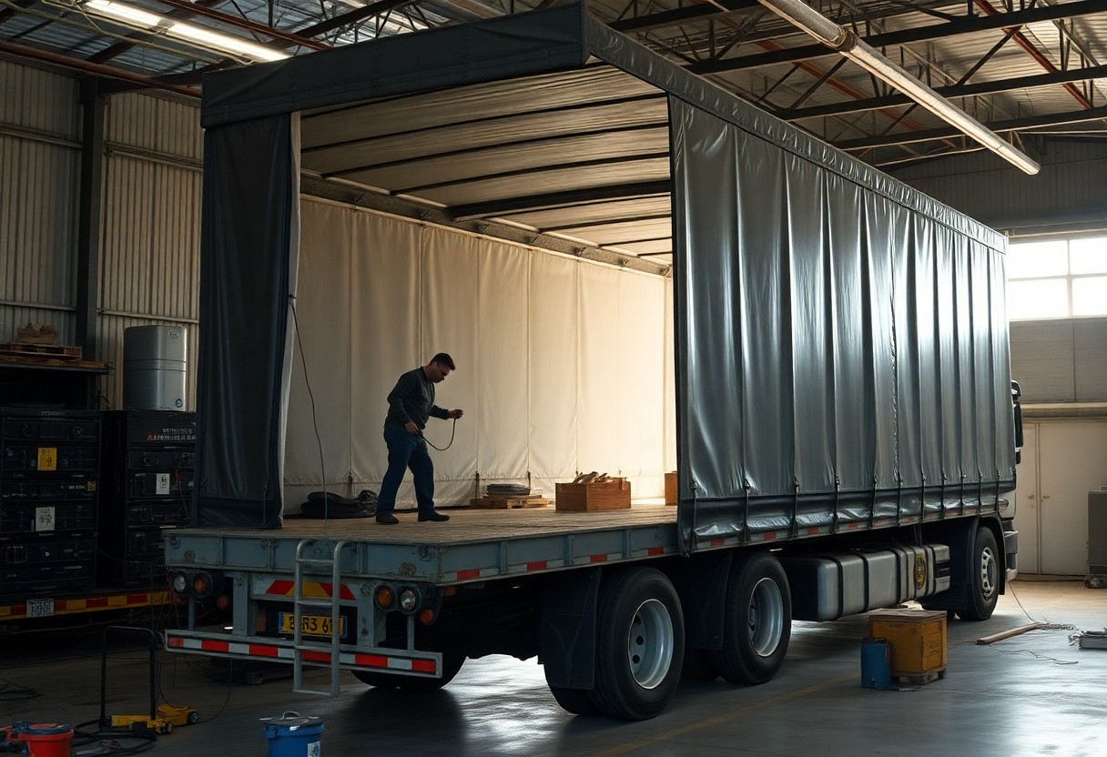 How Do Onsite Truck Curtain Side Repairs Enhance Cargo Protection In Pukekohe?