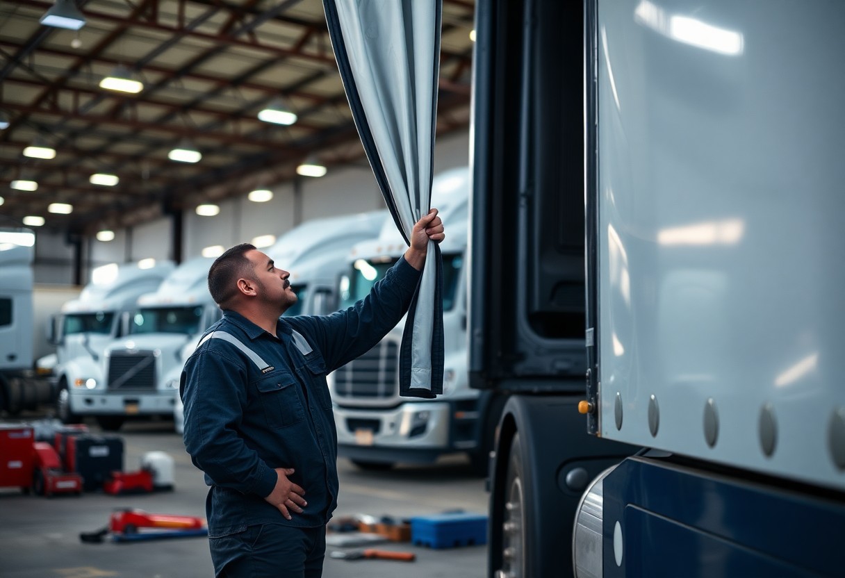 How Do On Site Truck Curtain Side Repairs Ensure Your Fleet Stays Safe?