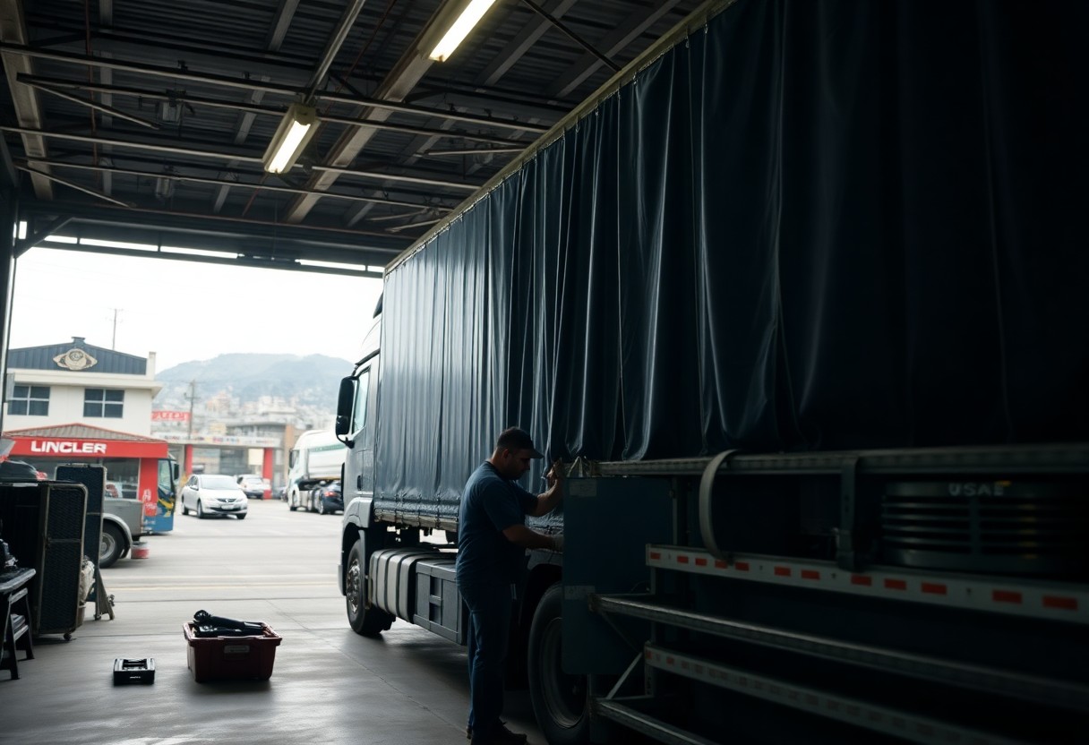 What Makes Onsite Truck Curtain Side Repairs Essential In Mount Eden?