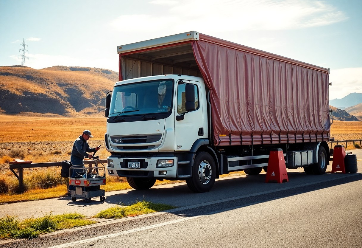 Truck Down? We Come to You. South Auckland’s Fastest Mobile Curtainside Repairs